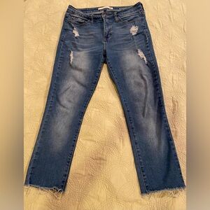 !iT jeans Classic Blue Ripped Skinny Jeans